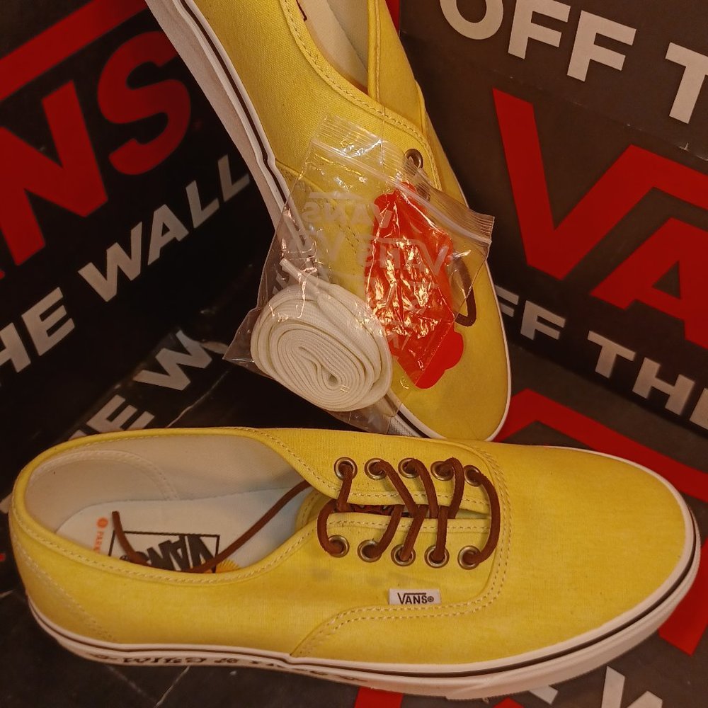 VANS Authentic x Parks Project Wild & Free Mellow Yellow With Extra Laces